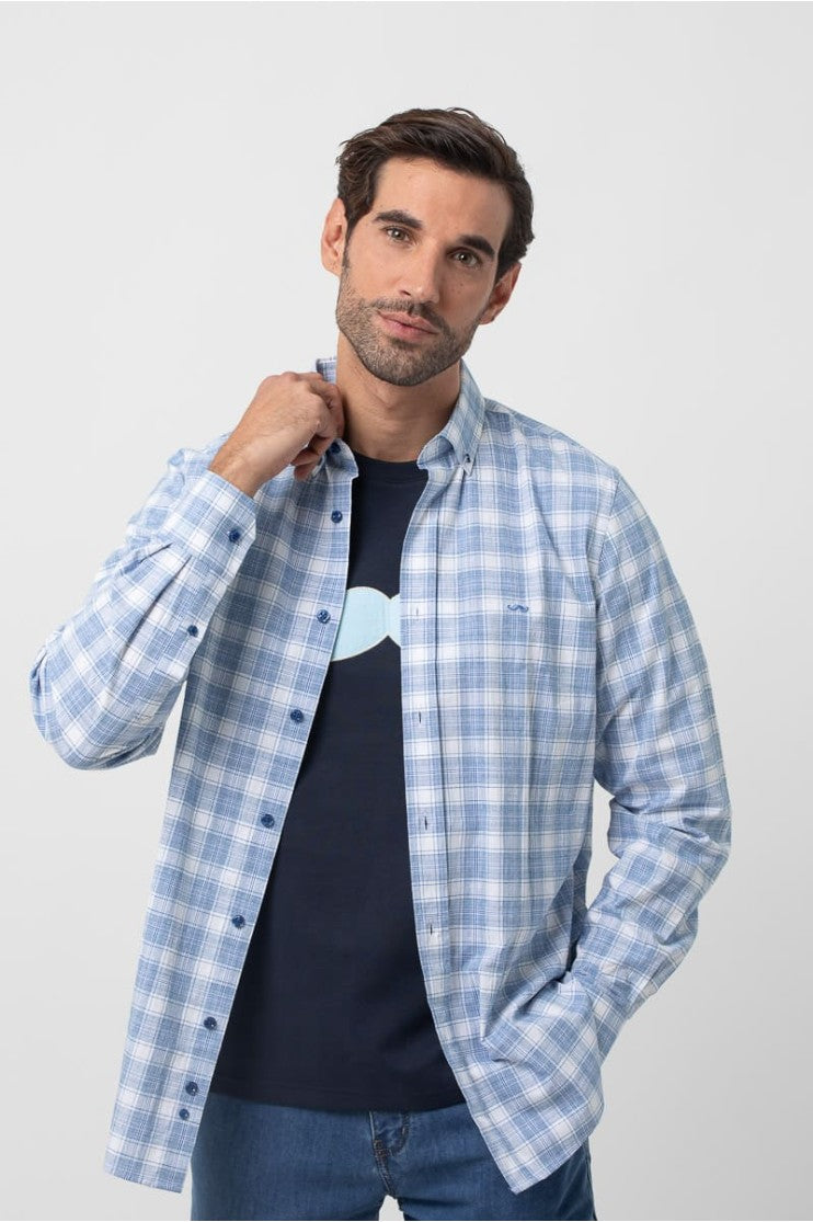Camisa sport cuadro s/ Europe outlet