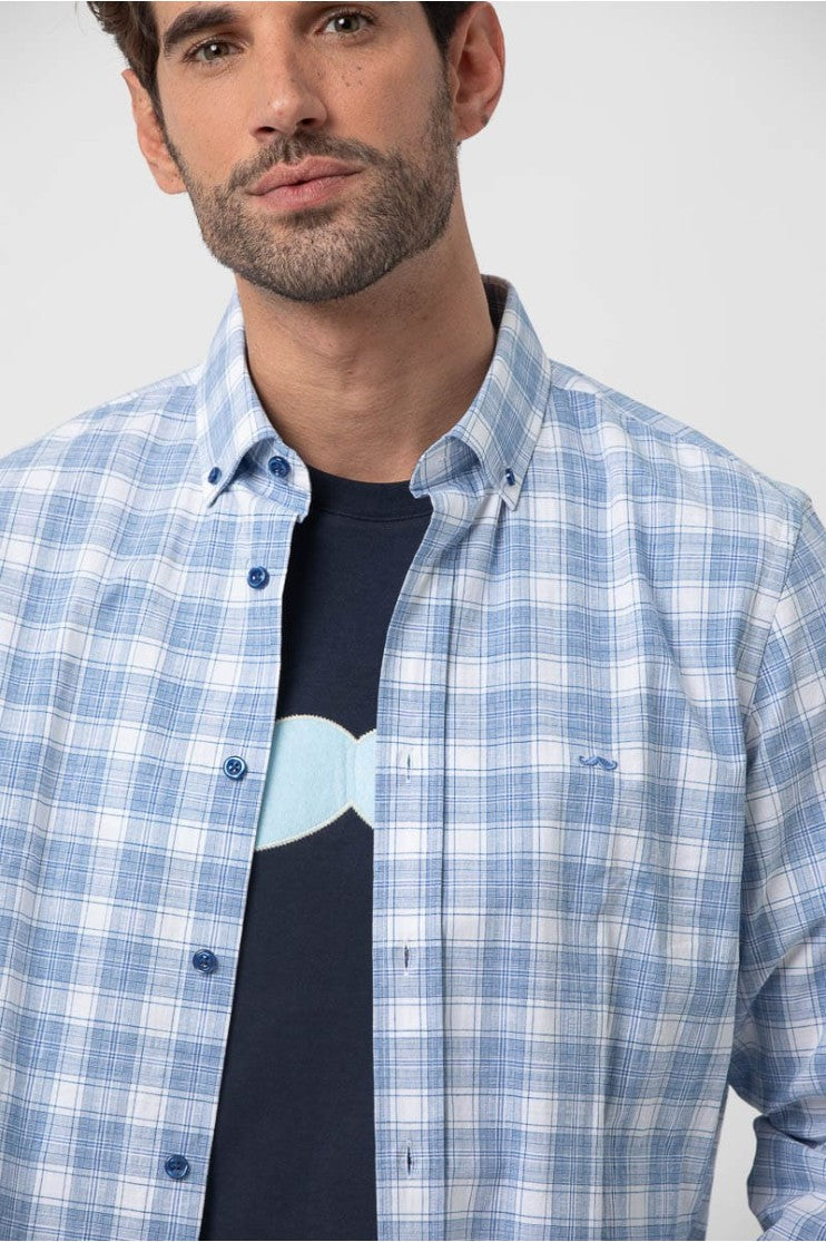 Camisa sport cuadro s/ Europe outlet