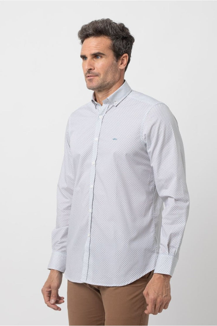 Camisa m/l estampada s/ Príncipe Outlet