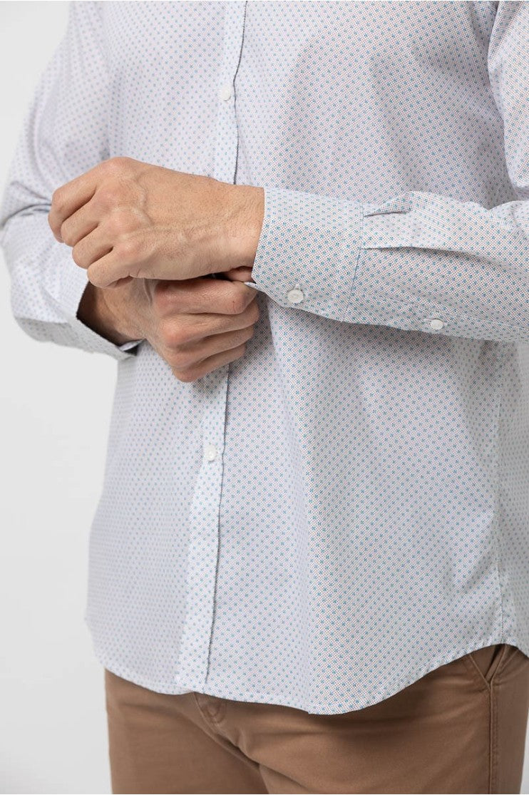 Camisa m/l estampada s/ Príncipe Outlet