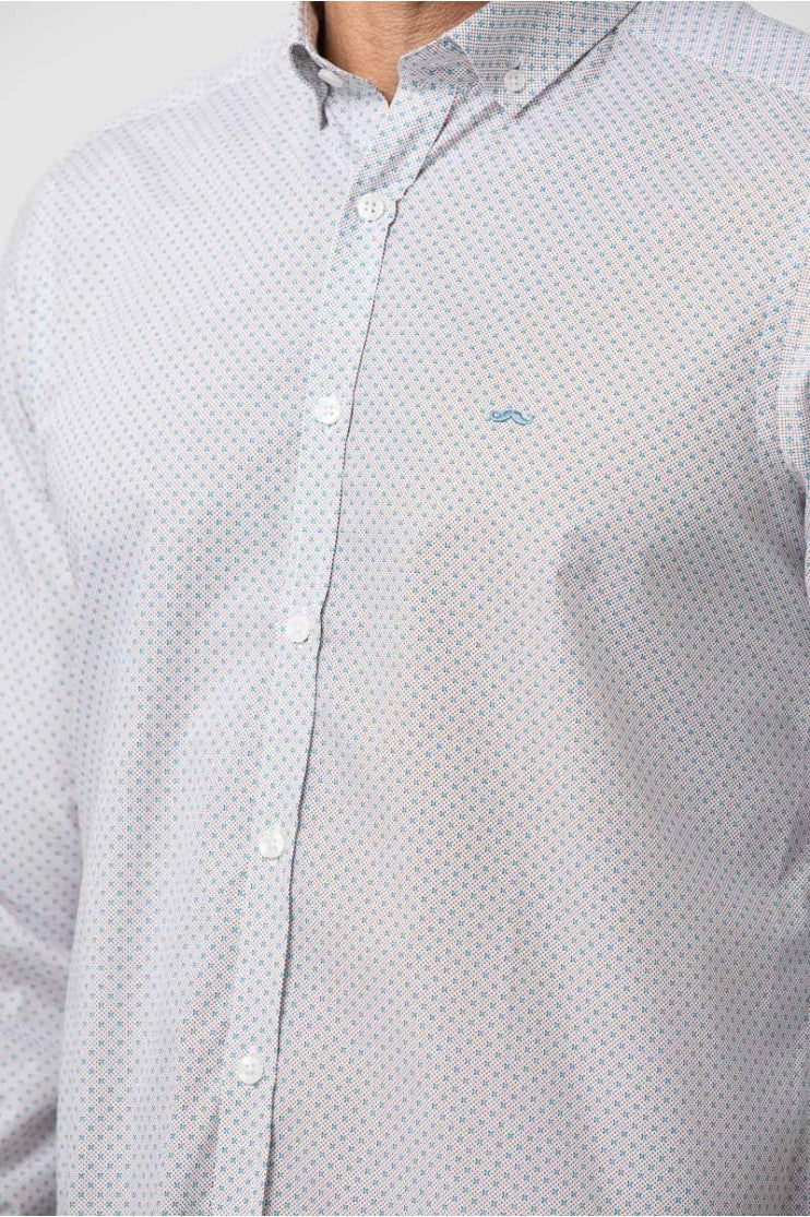 Camisa m/l estampada s/ Príncipe Outlet