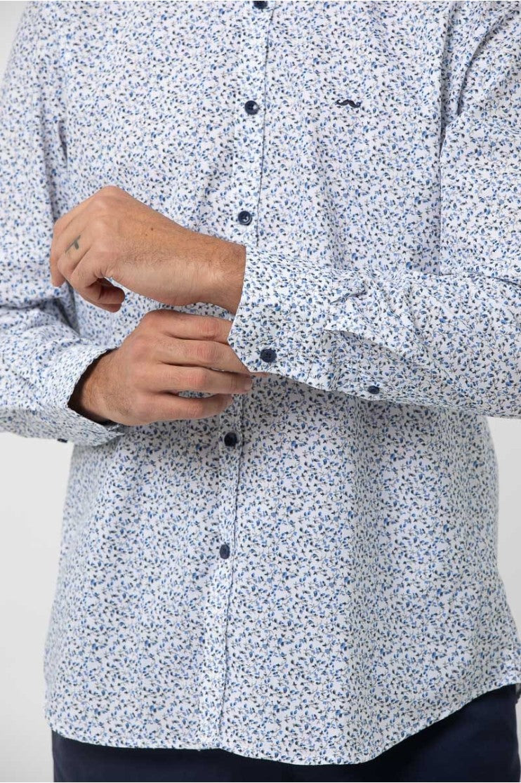 Camisa estampada s/ Jaquesa Outlet