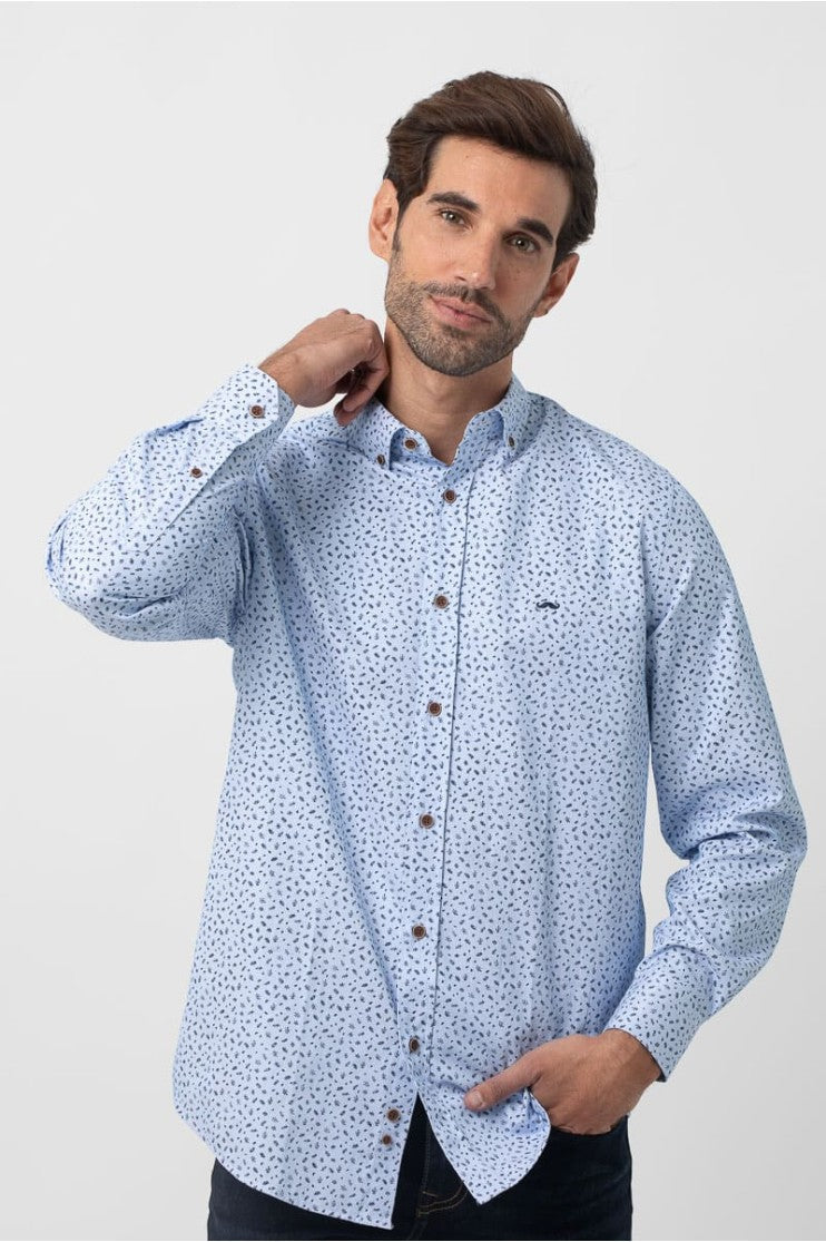 Camisa estampada s/ Andorra