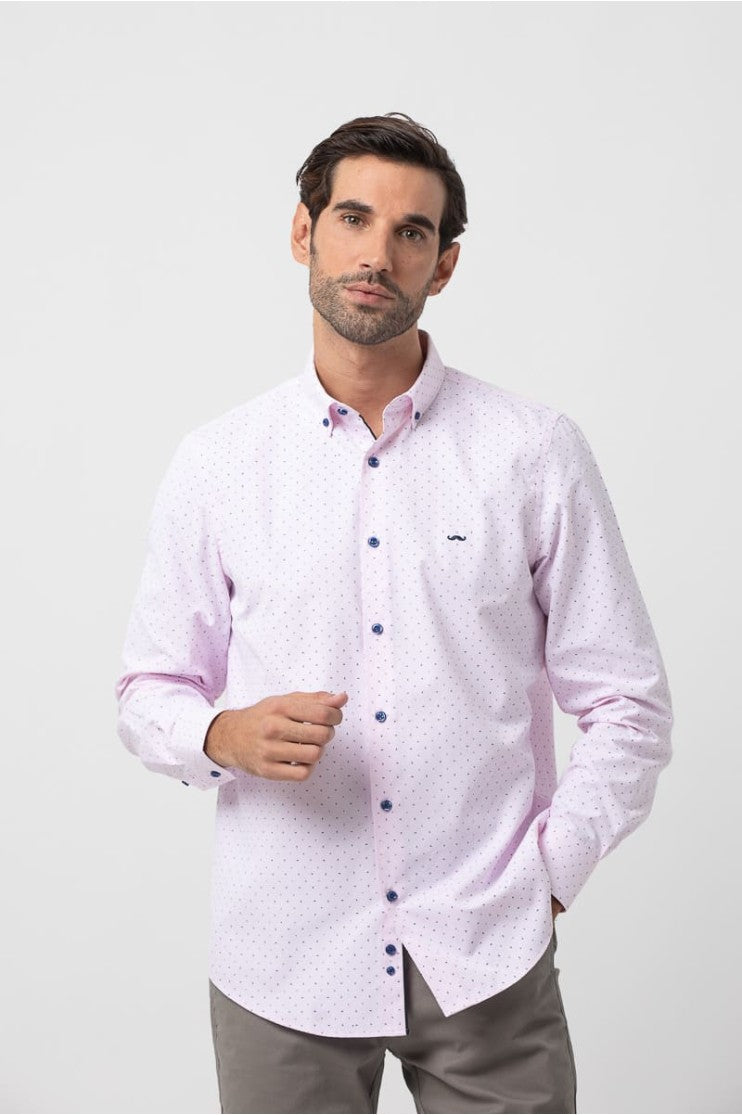 Camisa estampada s/ Chelin