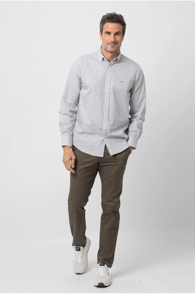 Camisa sport estampada s/ artico outlet