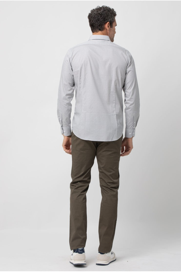 Camisa sport estampada s/ artico outlet