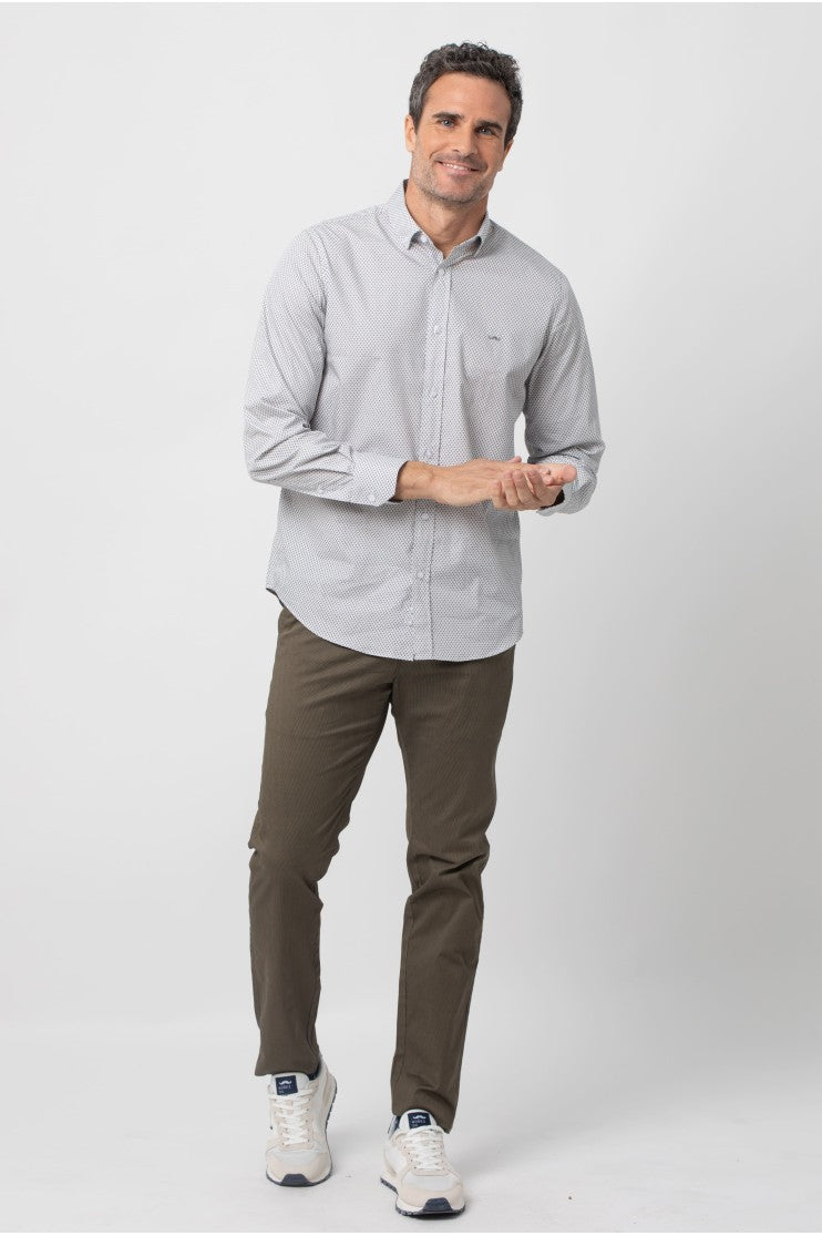 Camisa sport estampada s/ artico outlet