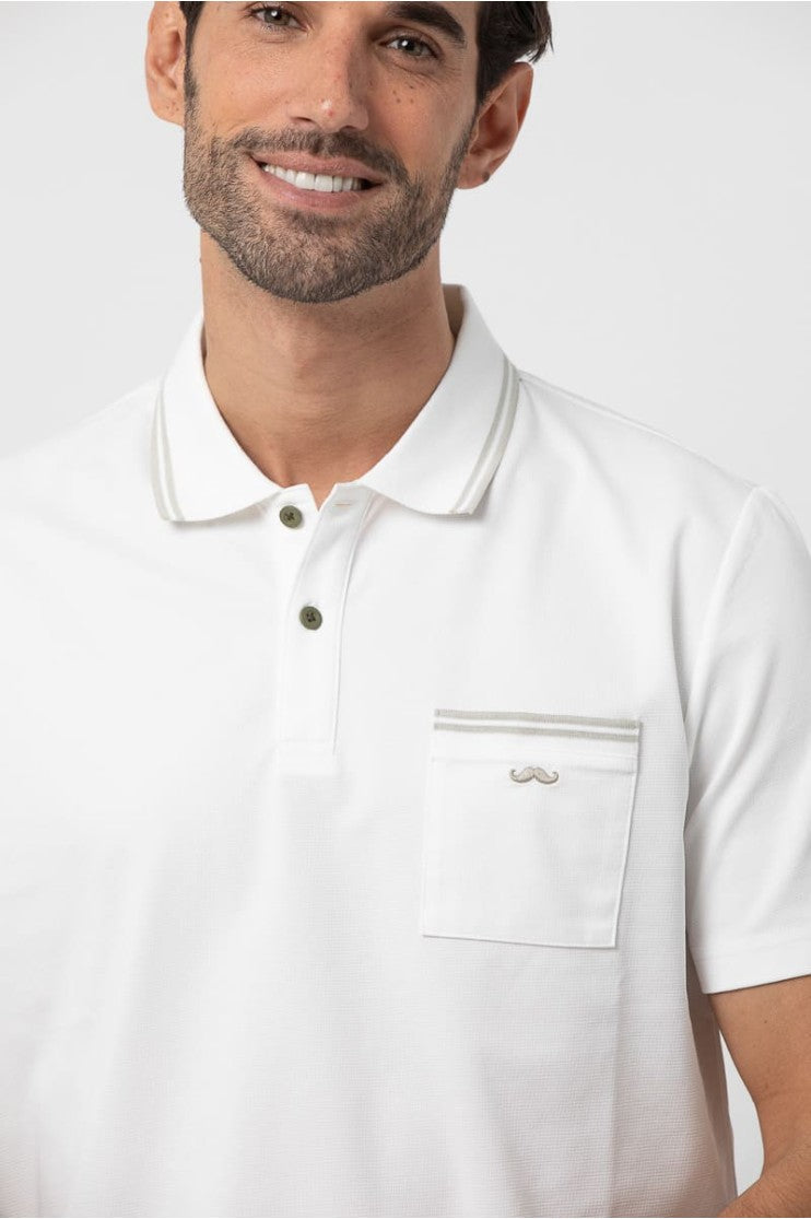Polo m/c con bolsillo s/ Escocia Outlet