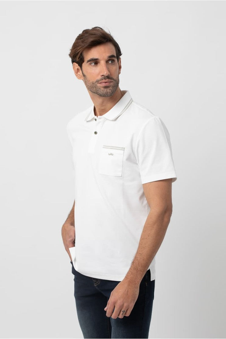 Polo m/c con bolsillo s/ Escocia Outlet