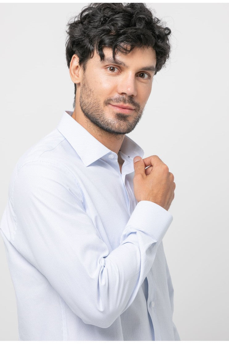 Camisa rayas s/ flamenco