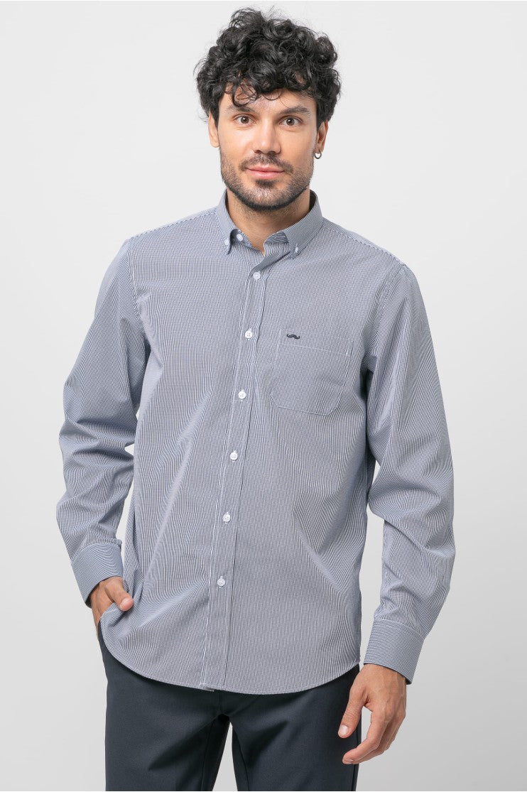 Camisa sport cuadro s/ Col Outlet