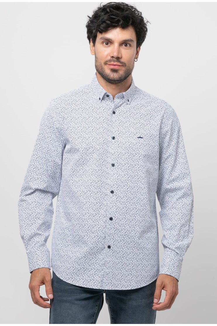 Camisa estampada s/ fermata