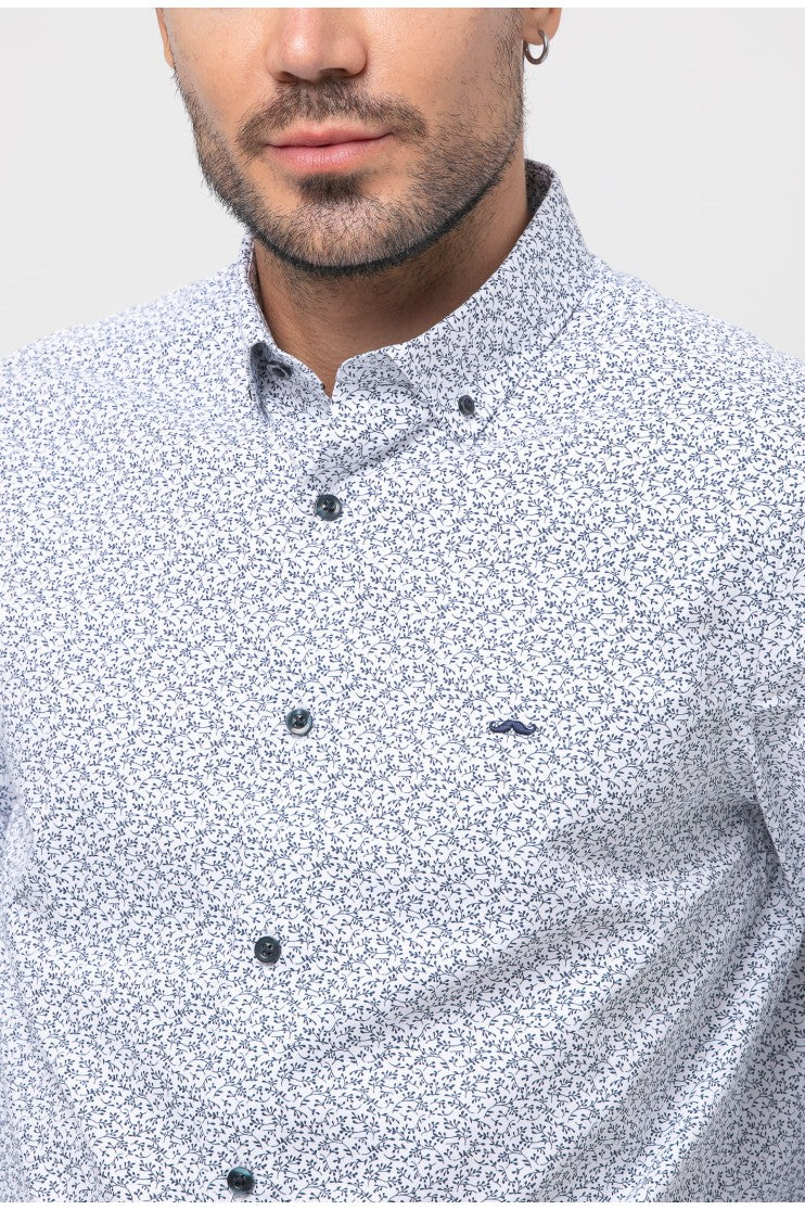 Camisa estampada s/ fermata