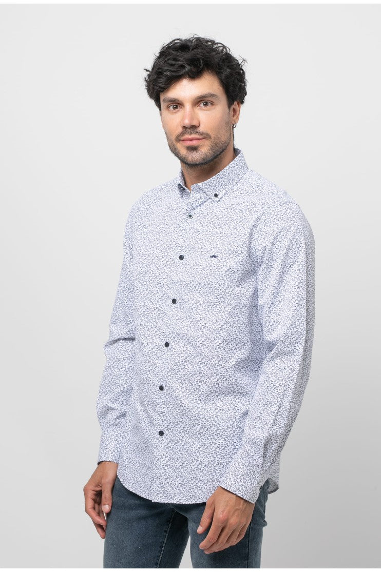 Camisa estampada s/ fermata