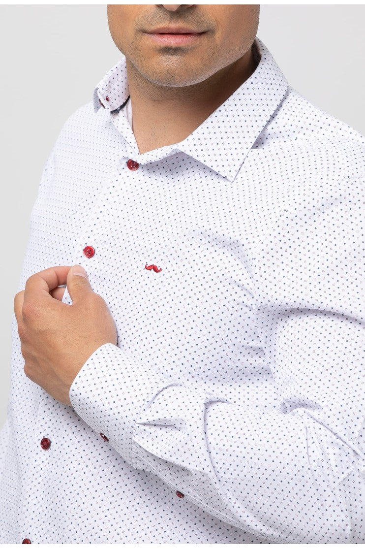 Camisa estampada s/ merengue