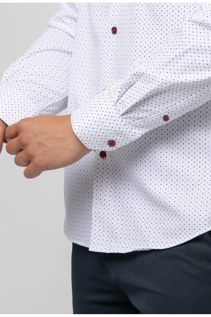 Camisa estampada s/ merengue