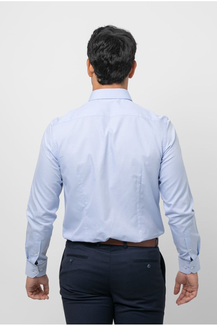Camisa vestir pique s/ flauta