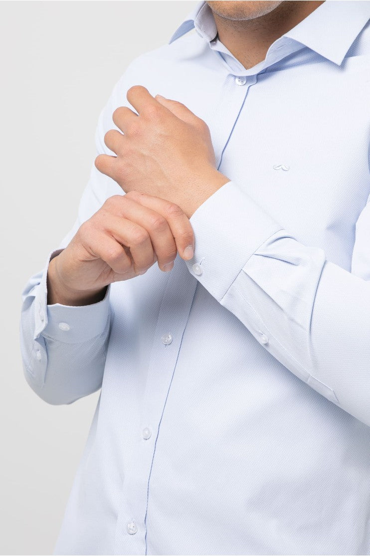 Camisa vestir falso liso s/ haya outlet