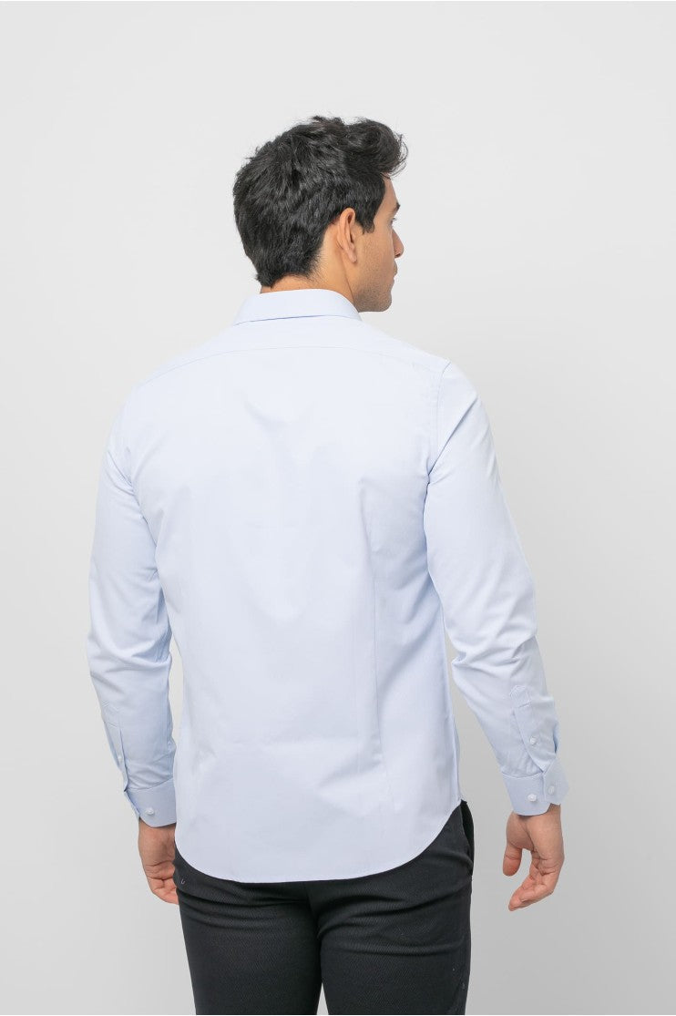 Camisa vestir falso liso s/ haya outlet