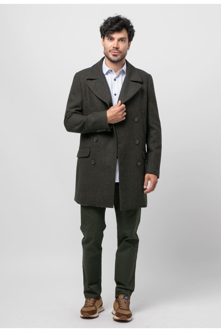 Abrigo cruzado s/ ukelele