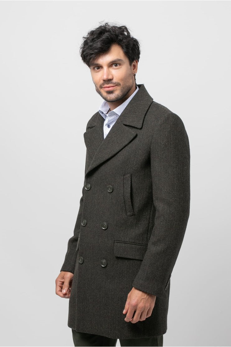 Abrigo cruzado s/ ukelele