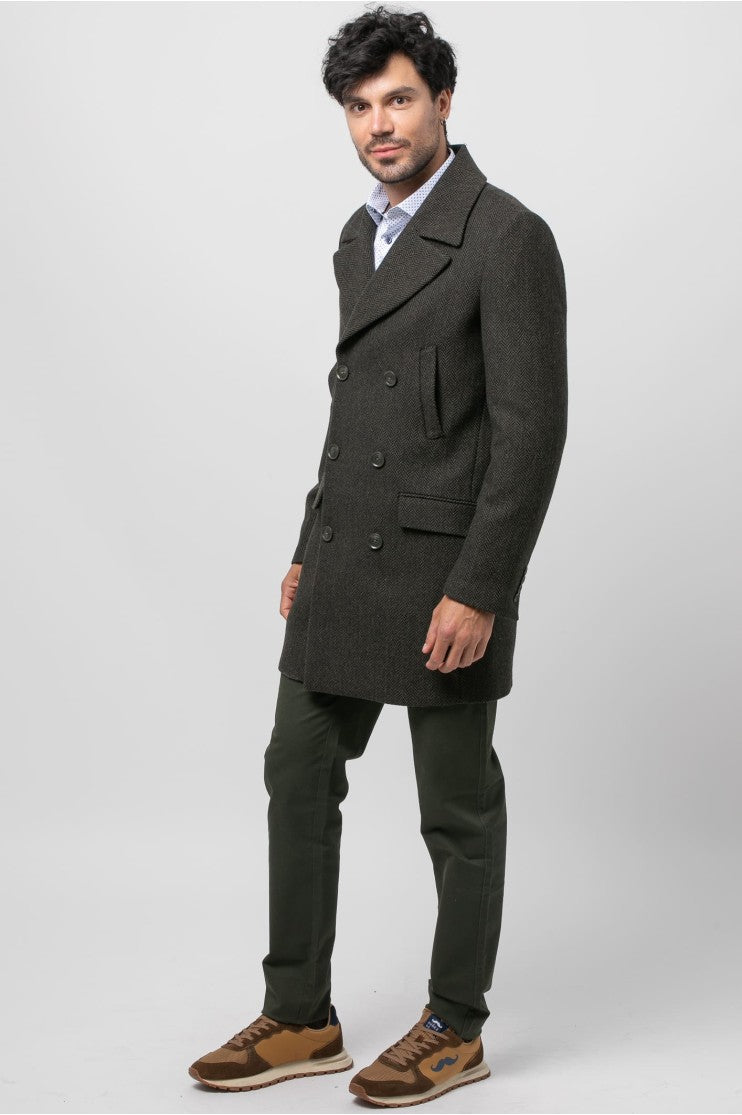 Abrigo cruzado s/ ukelele