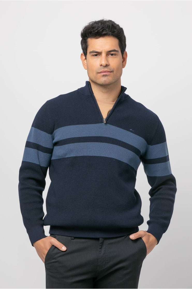 Media cremallera rayas s/ pino outlet