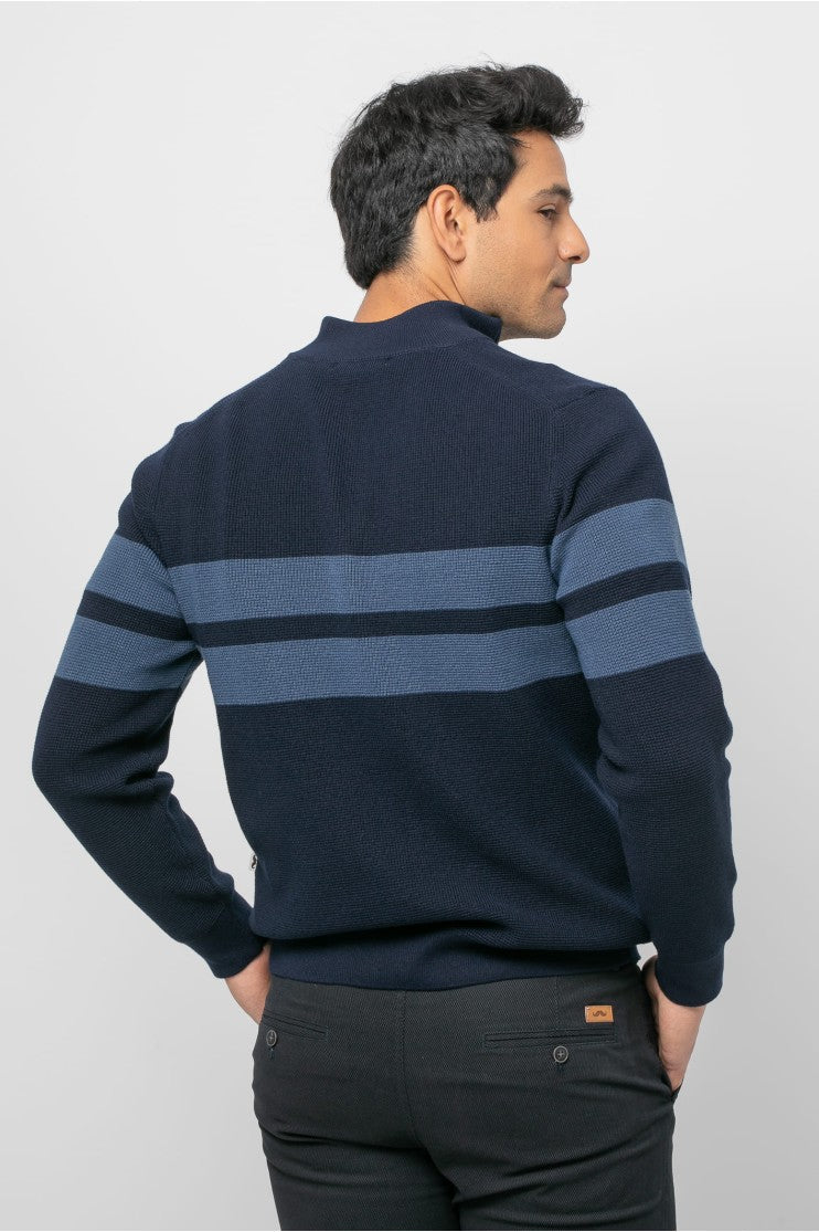 Media cremallera rayas s/ pino outlet