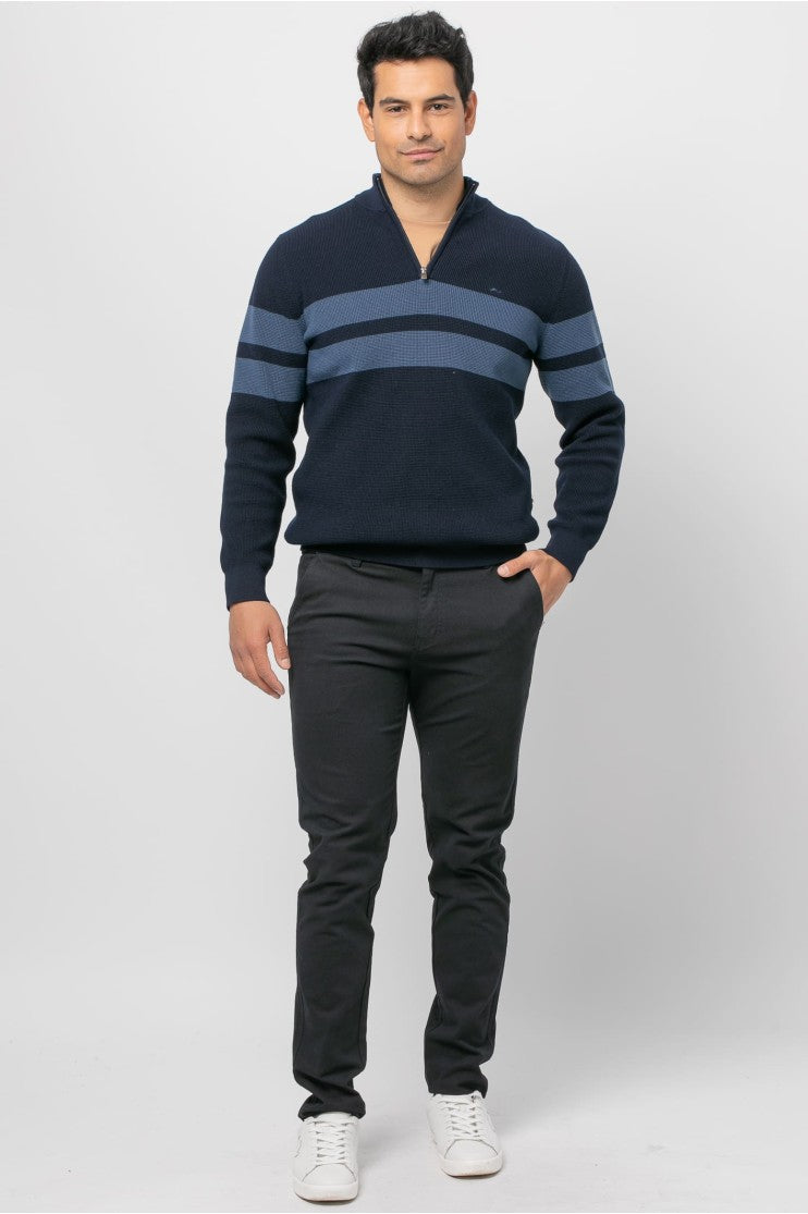 Media cremallera rayas s/ pino outlet