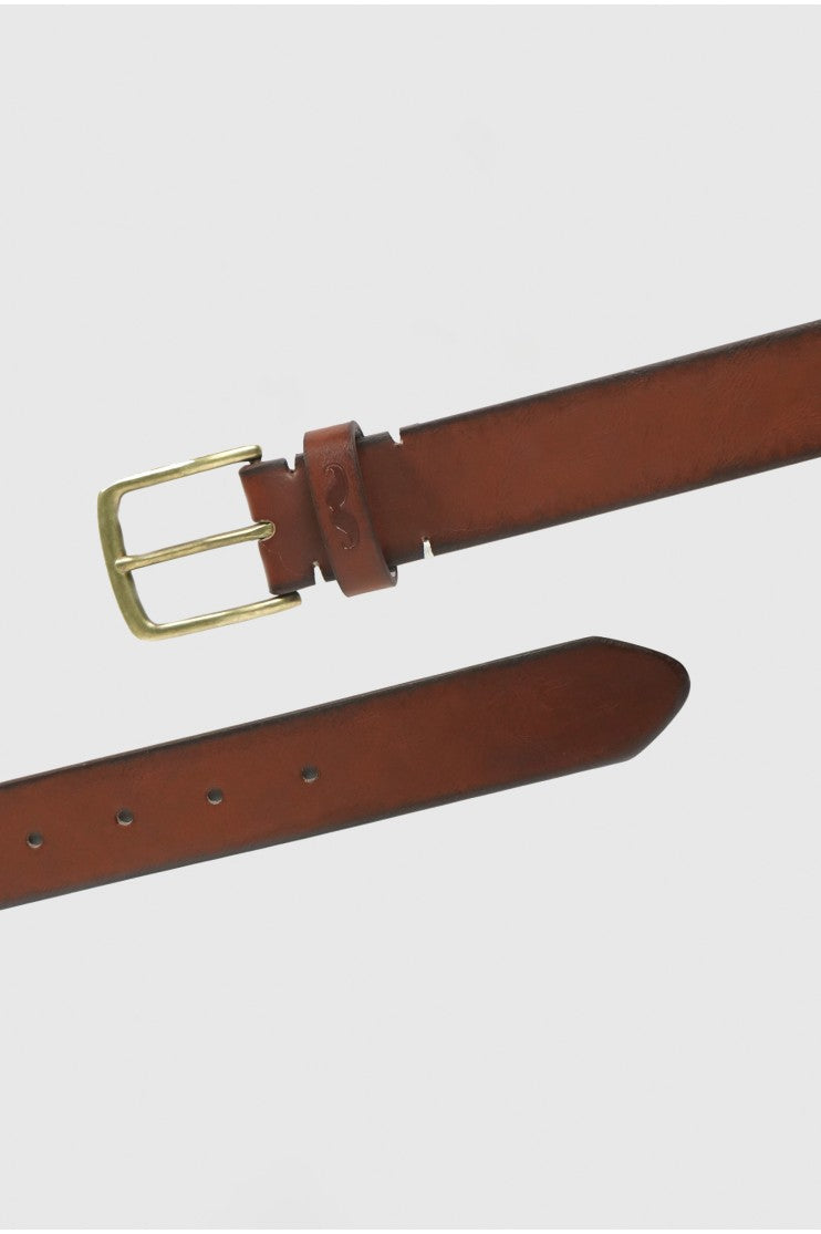 Cinturon hebilla dorada s/ heroes