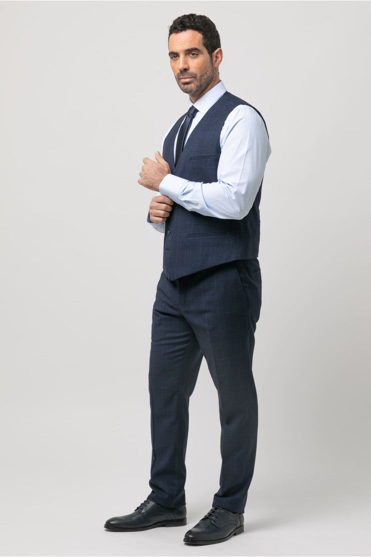 Pantalon vestir ensancha s/ curtidor