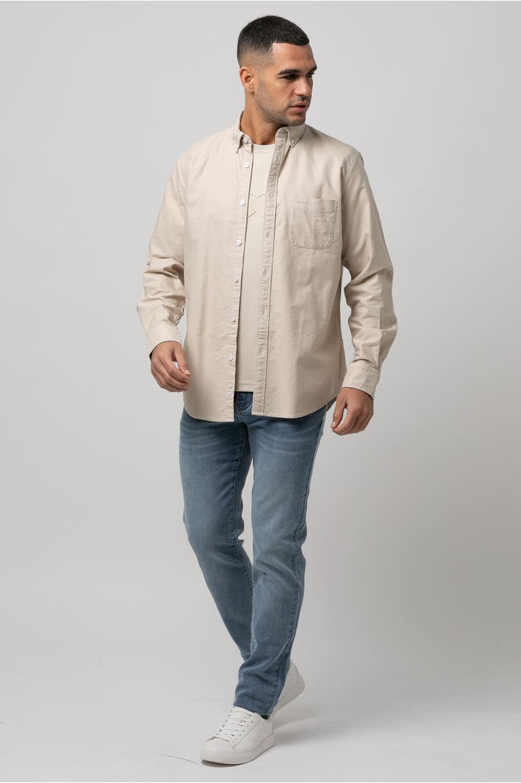 Camisa sport lisa s/ pintor