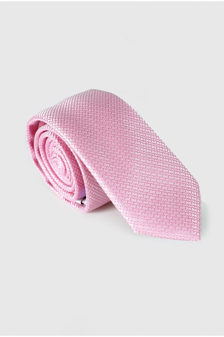 Corbata estrecha falso liso