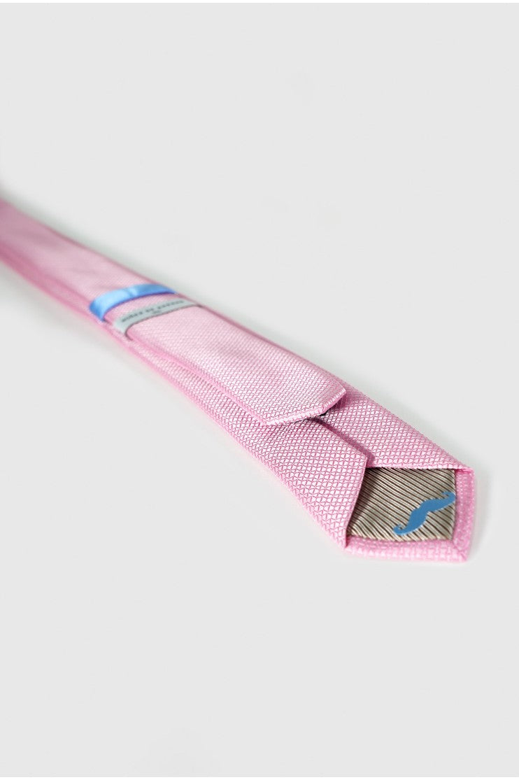 Corbata estrecha falso liso