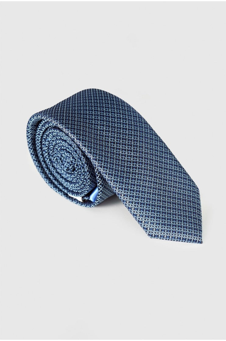 Corbata estrecha falso liso