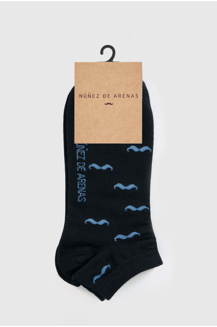 Calcetines cortos bigote
