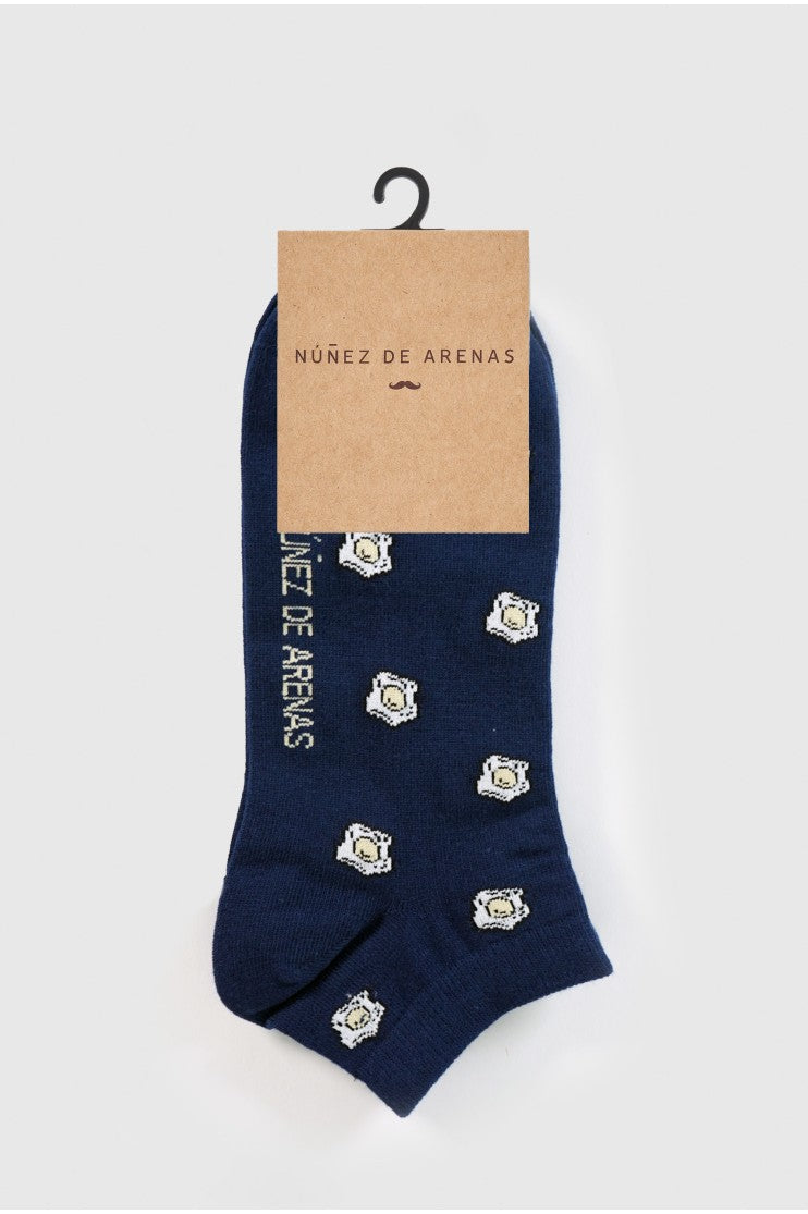 Calcetines cortos huevo s/ pasador