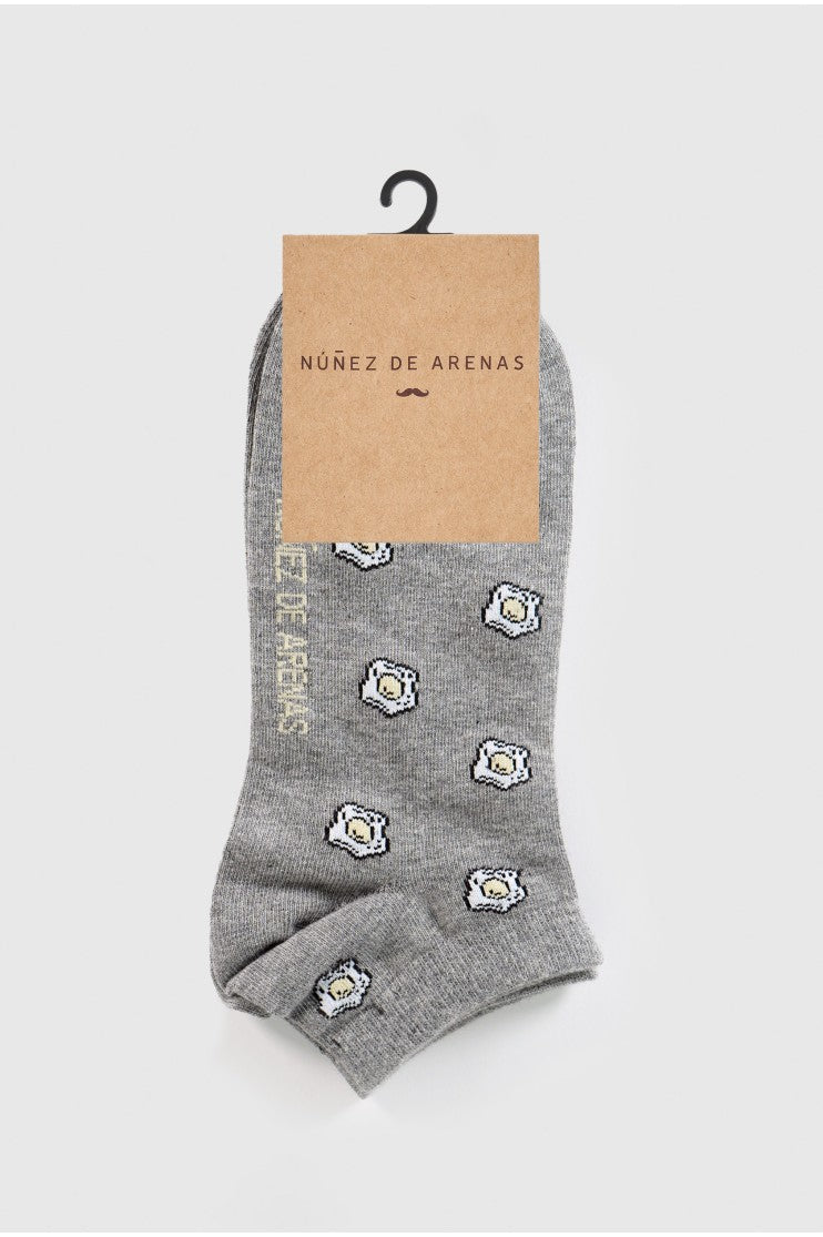 Calcetines cortos huevo s/ pasador