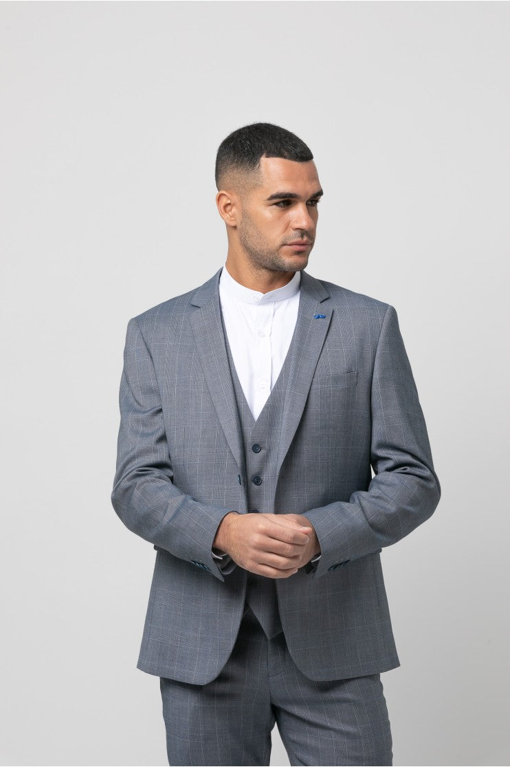 Chaleco vestir cuadros s/ domador