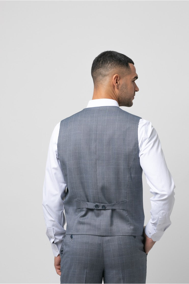 Chaleco vestir cuadros s/ domador