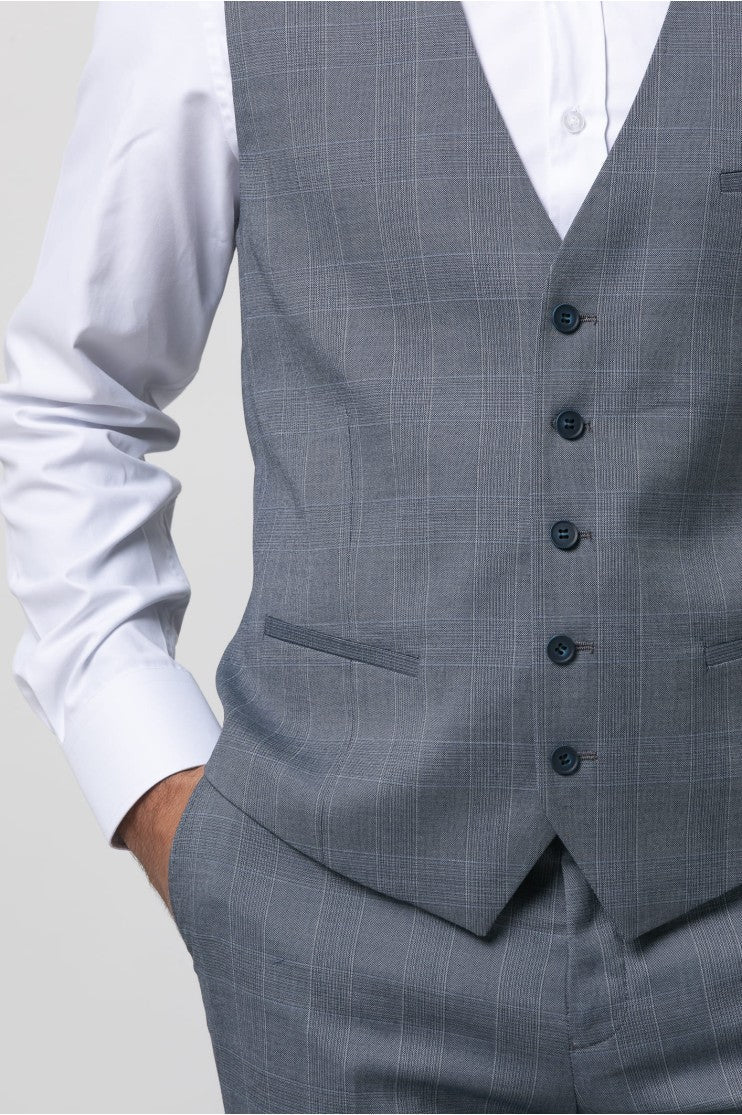 Chaleco vestir cuadros s/ domador