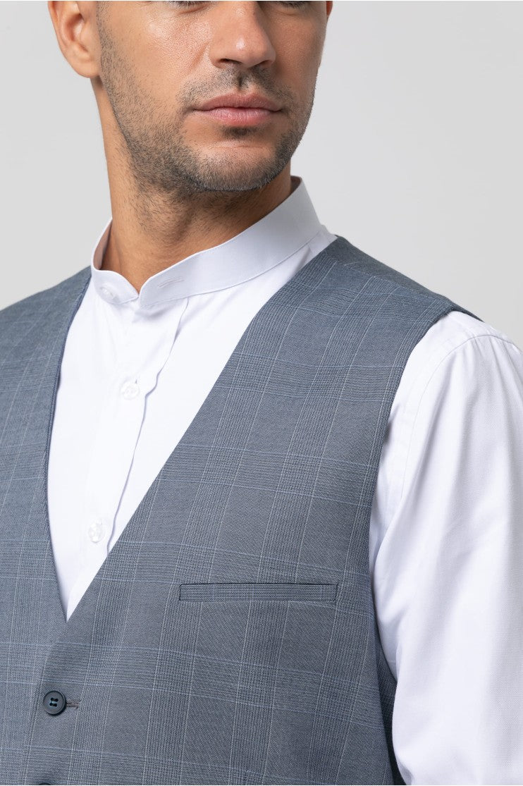 Chaleco vestir cuadros s/ domador