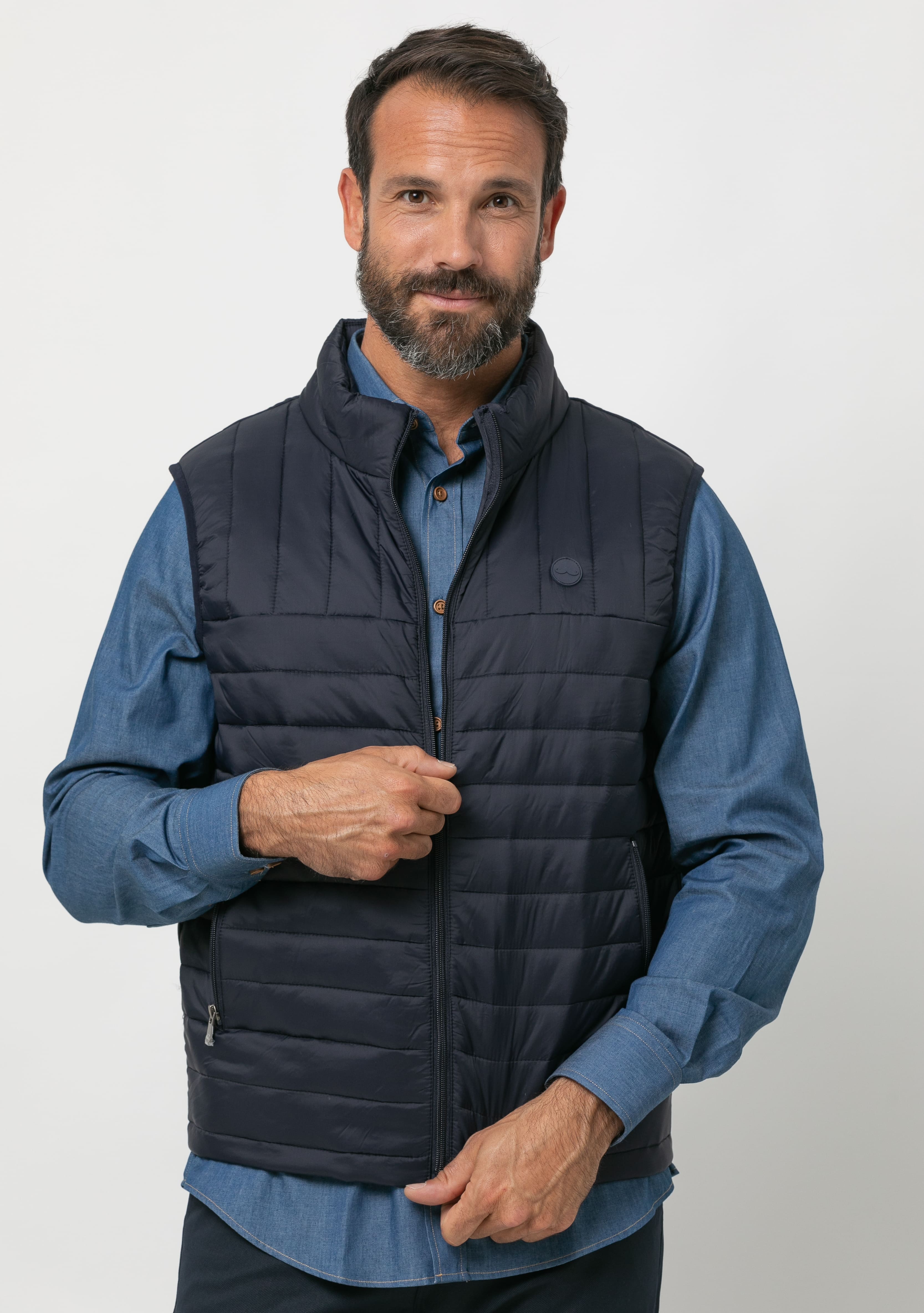 Chaleco nylon s/ cielo outlet