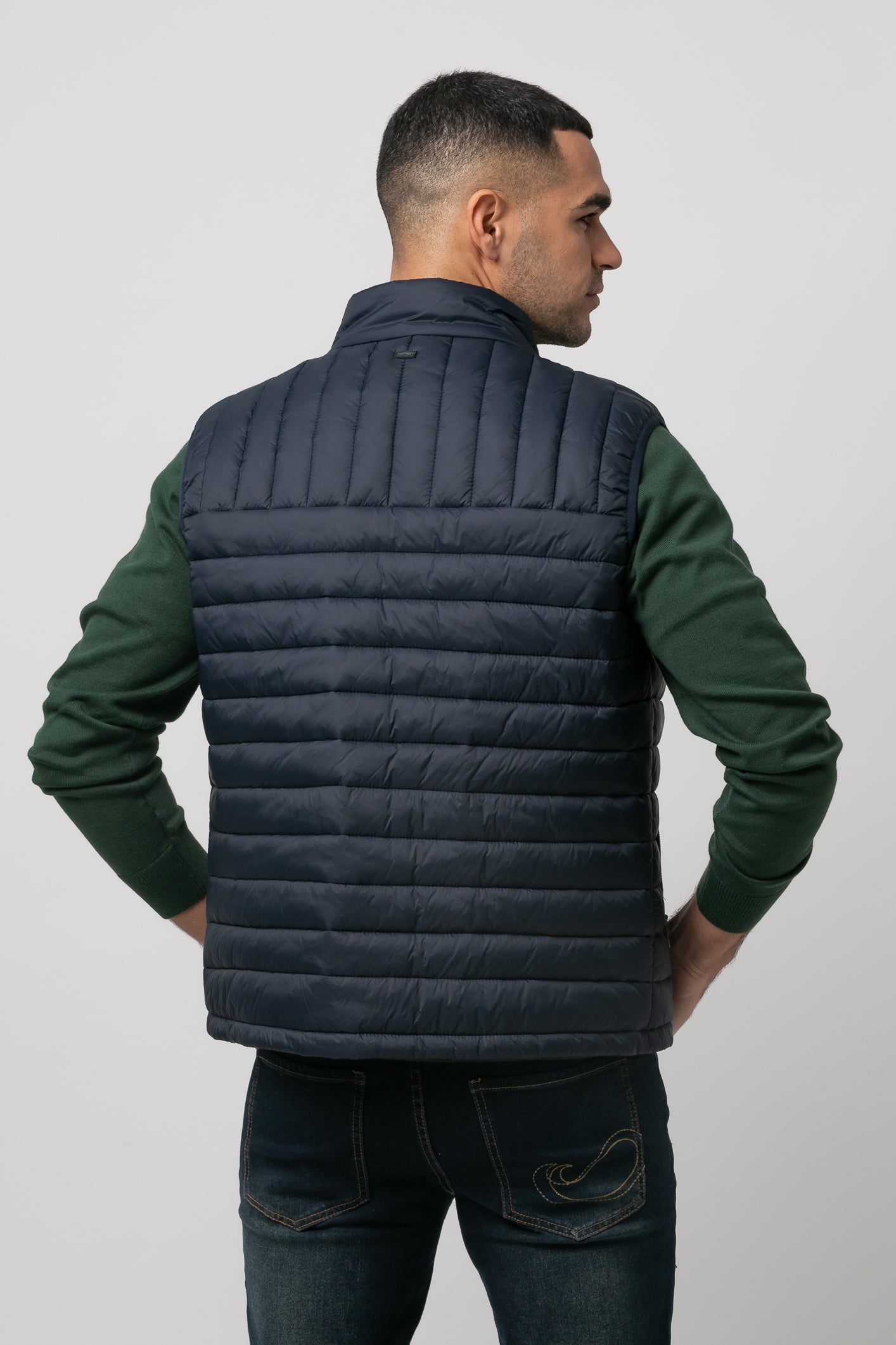 Chaleco nylon s/ aman