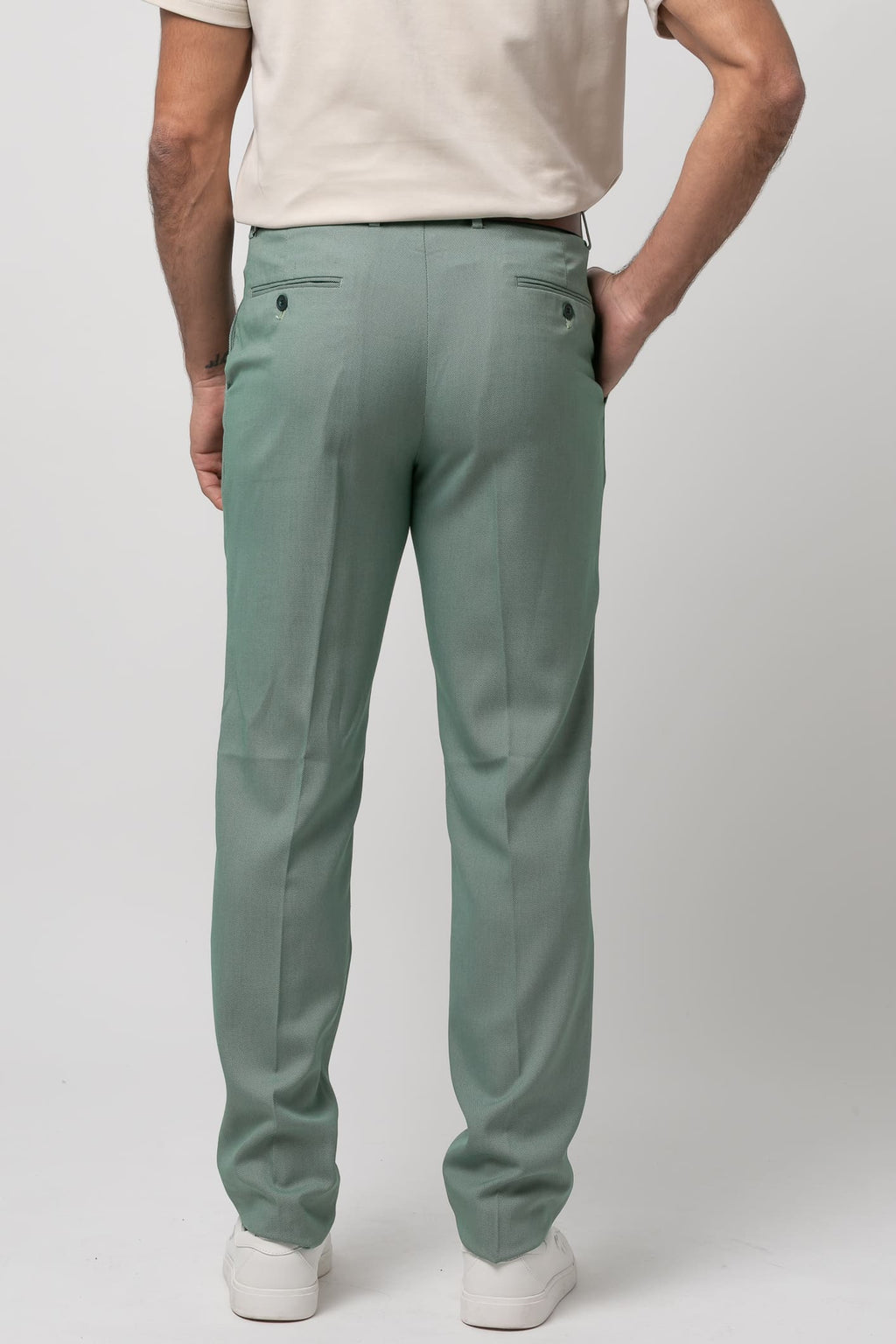 Pantalón vestir ensancha s/ ilustrador