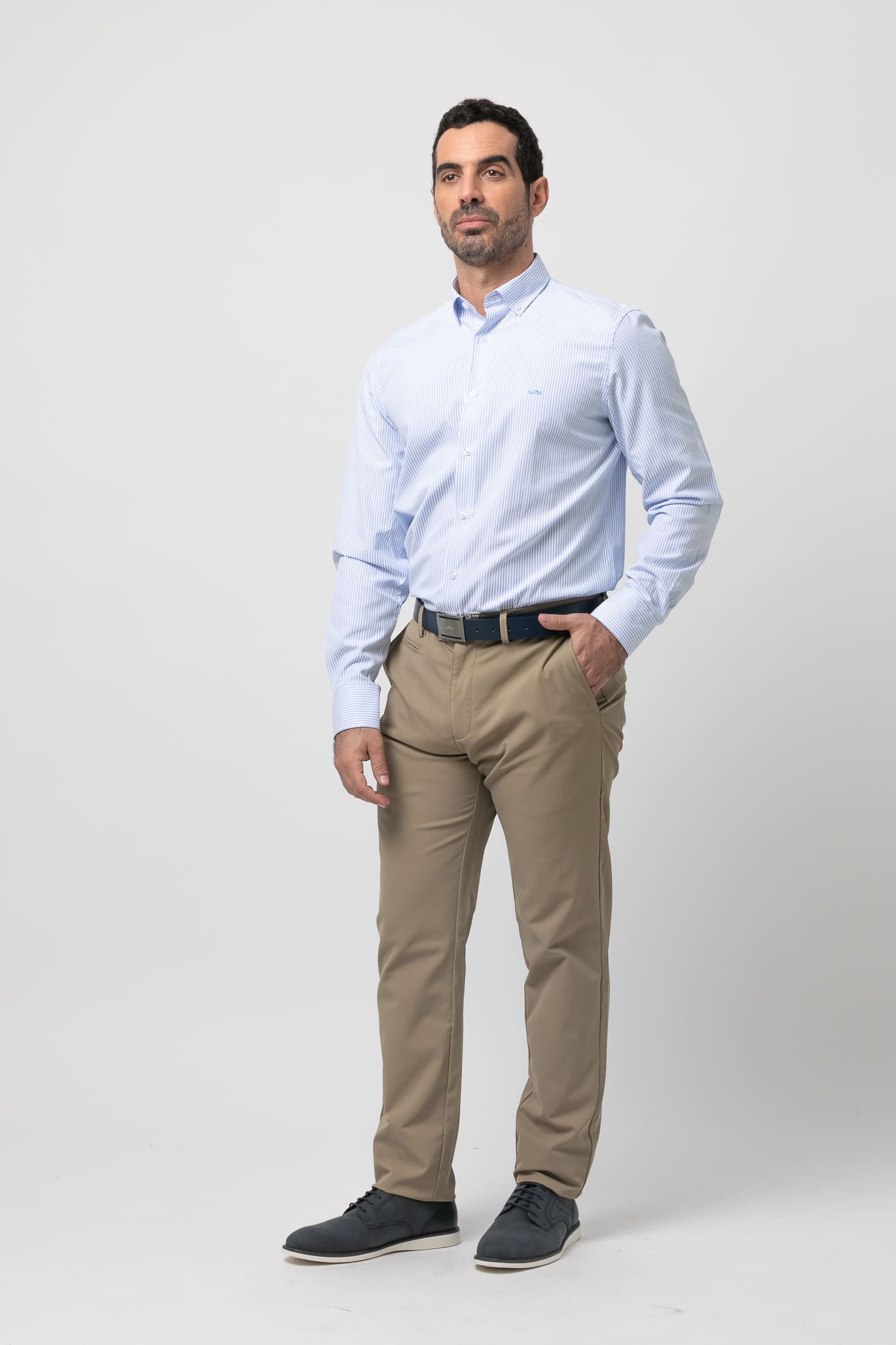 Camisa sport rayas s/ tornero