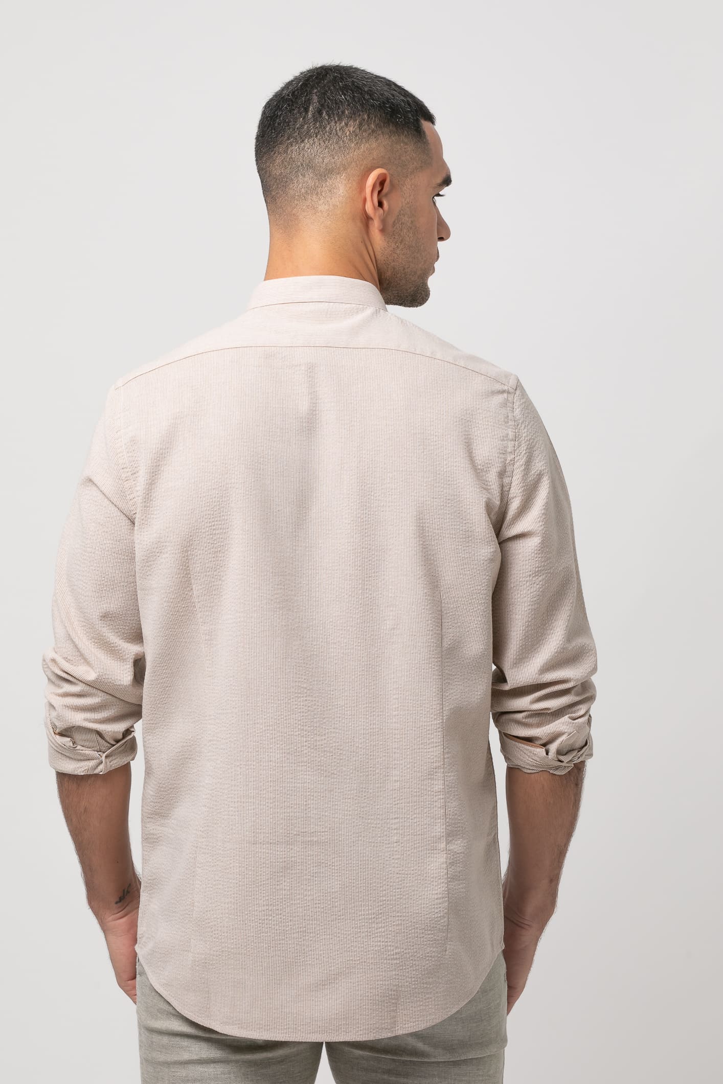 Camisa raya mao s/ recolector
