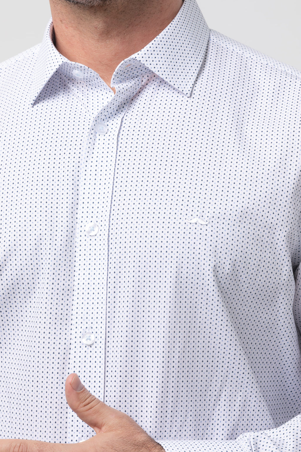 Camisa sport estampada s/ trader