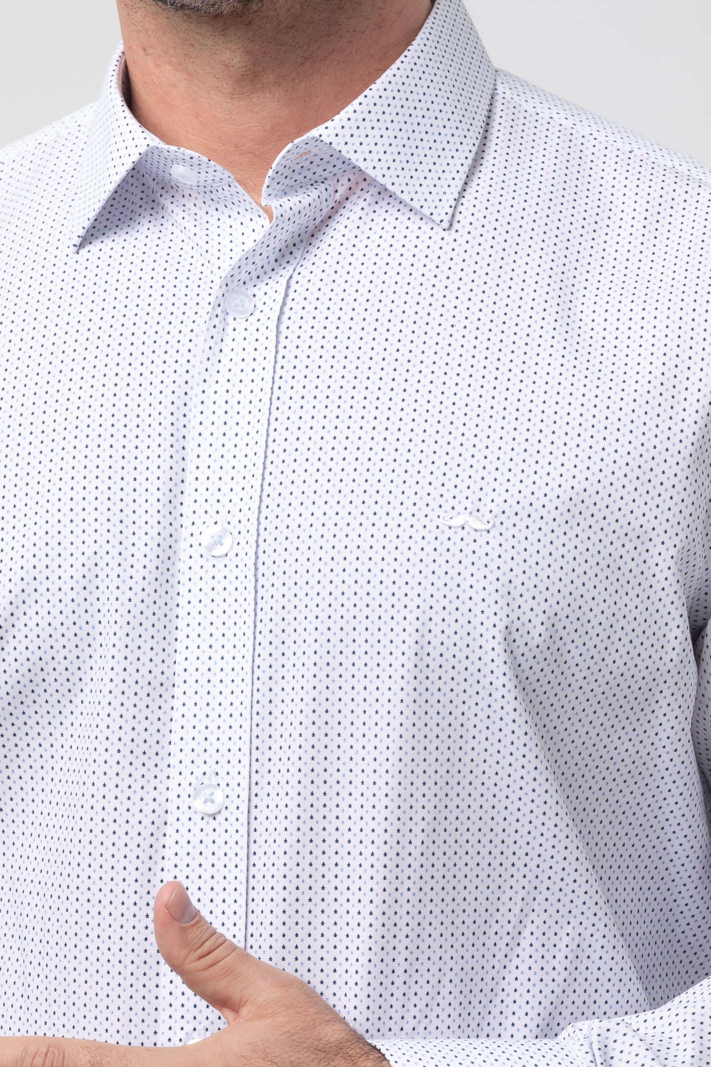 Camisa sport estampada s/ trader