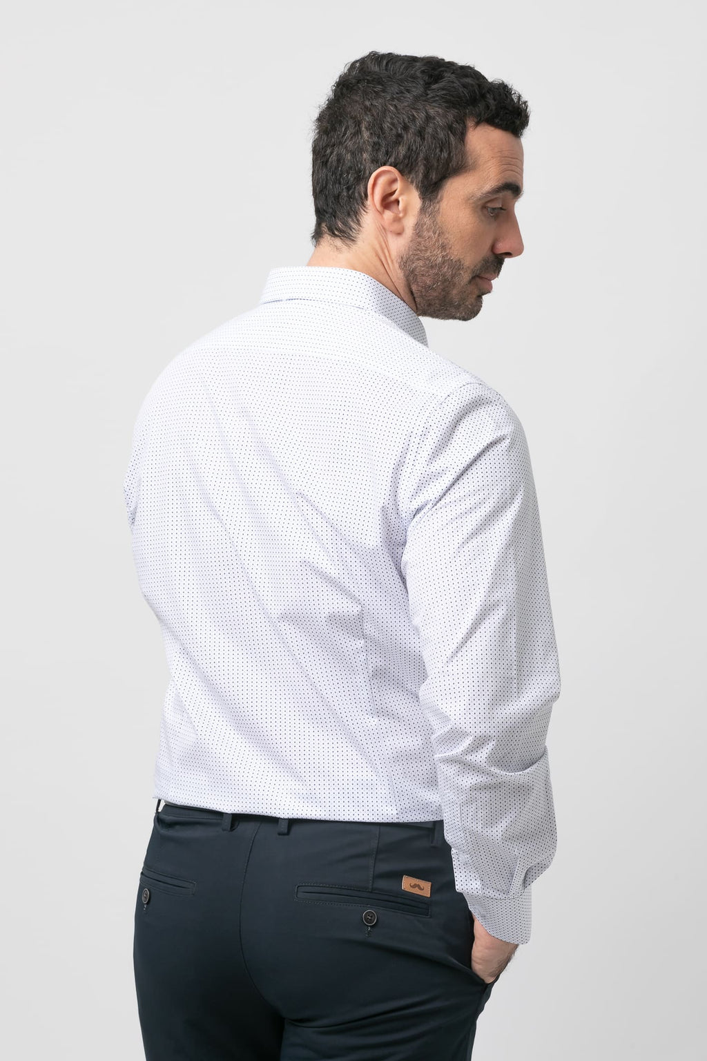 Camisa sport estampada s/ trader